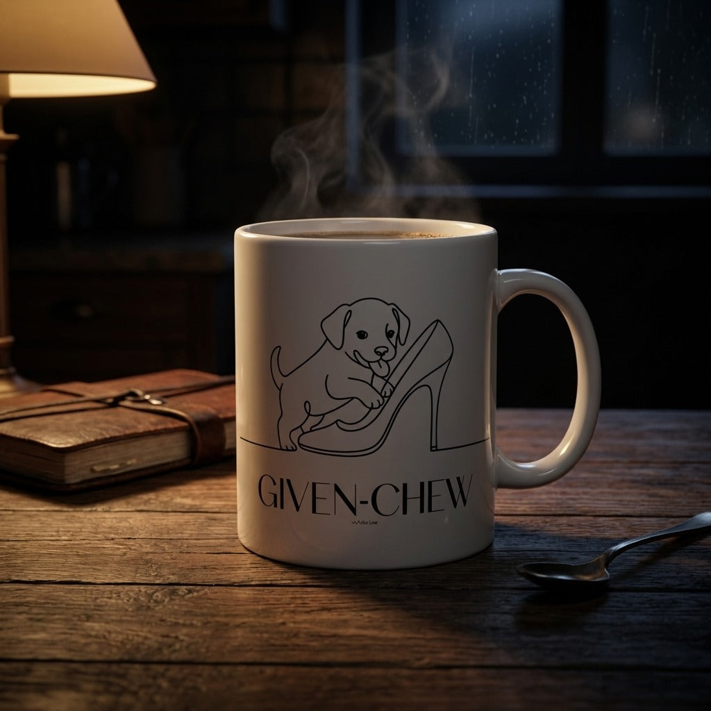 Kubek Given Chew szczeniak śmieszny prezent dla psiarzy