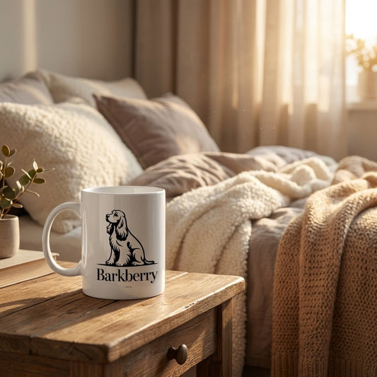 Kubek Barkberry Cocker Spaniel śmieszny prezent dla psiarzy