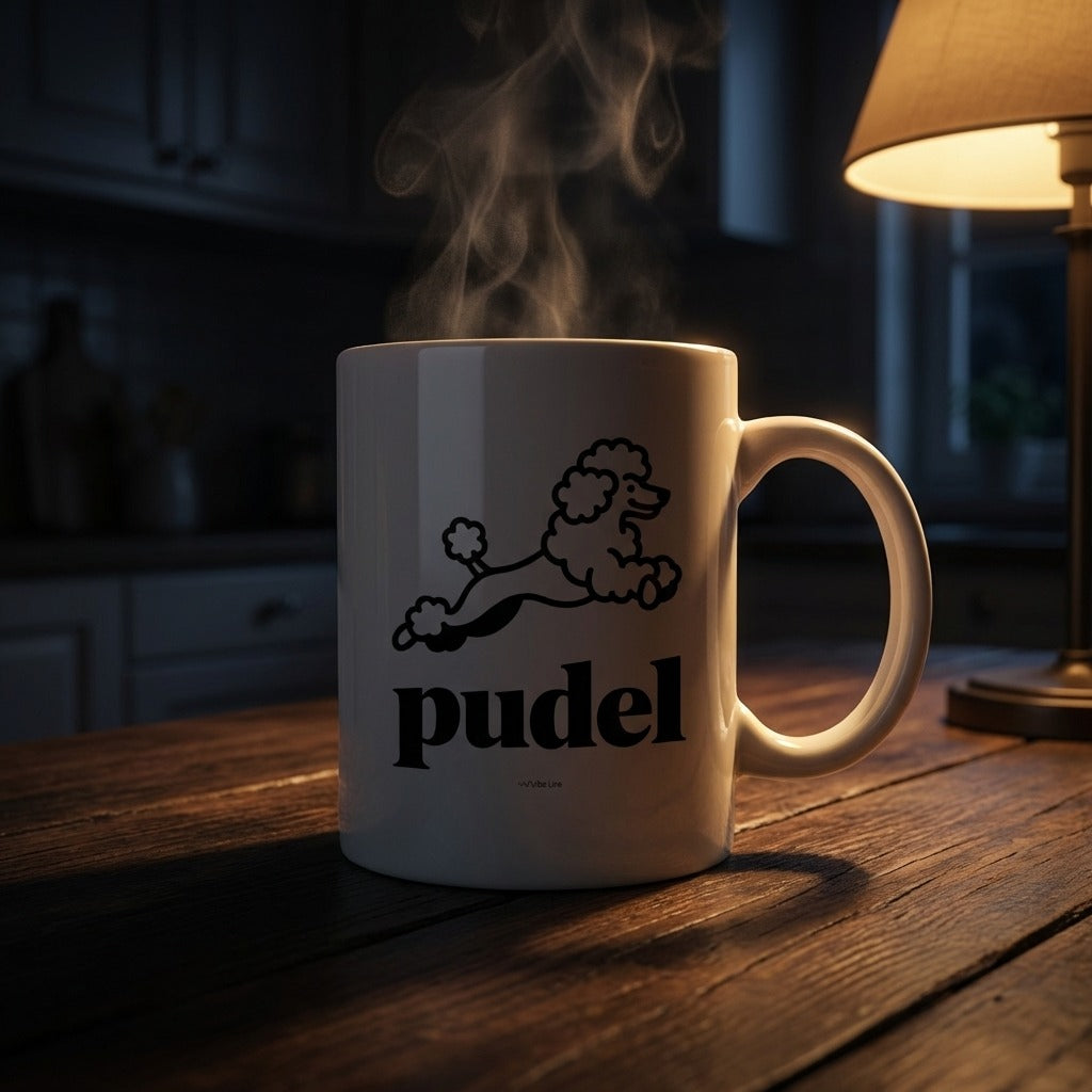 Kubek Pudel Puma parodia śmieszny prezent dla psiarzy