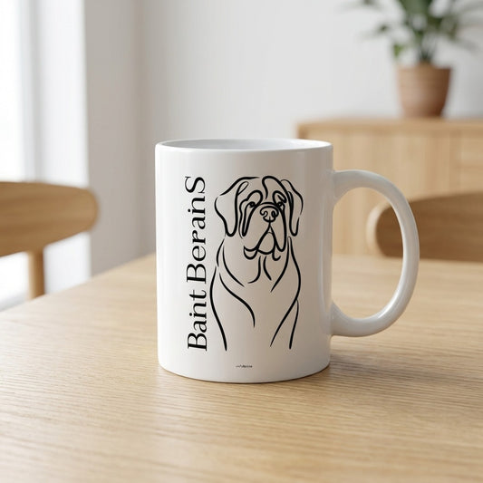 Kubek Saint Bernard parodia śmieszny prezent dla psiarzy