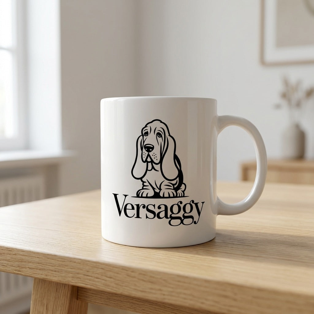 Kubek Versaggy Basset śmieszny prezent dla psiarzy