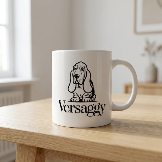 Kubek Versaggy Basset śmieszny prezent dla psiarzy